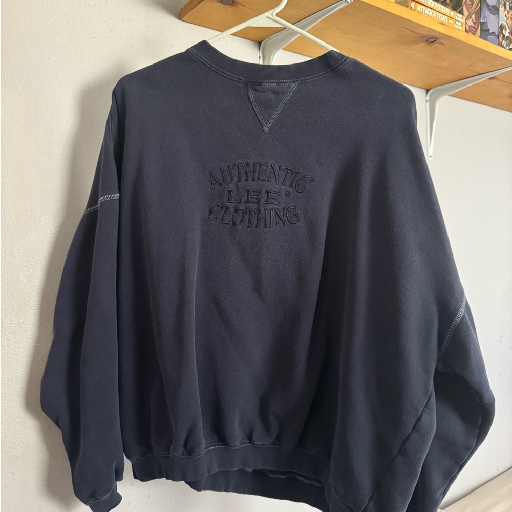 Vintage Lee Men's Oversized Crewneck Sweatshirt